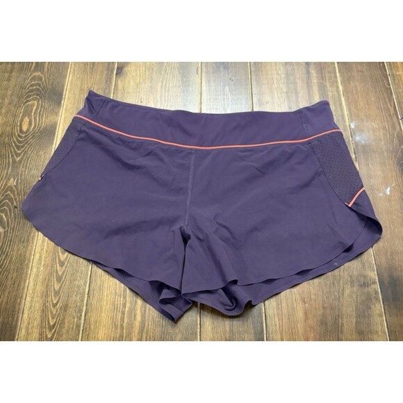 Athleta Run with It Workout Agate Purple  Shorts Women's XL - Picture 1 of 7